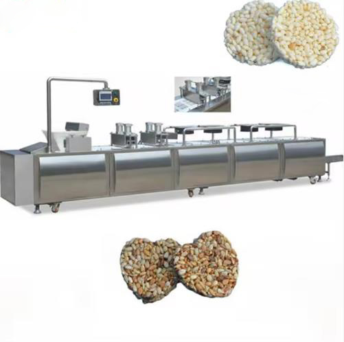 barra del cereal del sésamo 200-400kg/hr que hace máquina la máquina de la barra de cacahuete del ahorro de trabajo