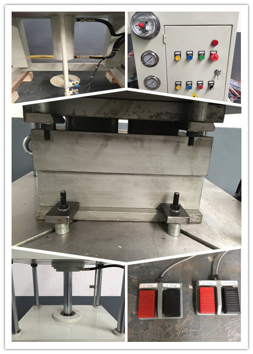 Cuidado dental que mastica la prensa de planchar del hueso