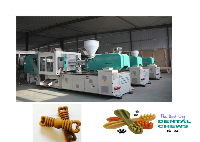 Máquina del moldeo a presión del animal doméstico del cuidado dental para el hueso de perro que mastica la comida