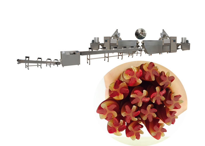 Pollo Bacon Natural Cuatro Estrellas Torcidos palos Tratamientos dentales para perros máquina de hacer