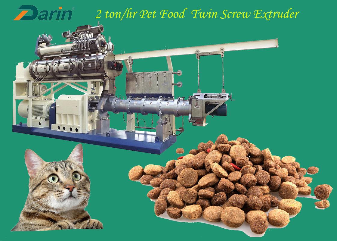 Máquina seca del extrusor del alimento para animales de 3 Ton/H para la cría de perro